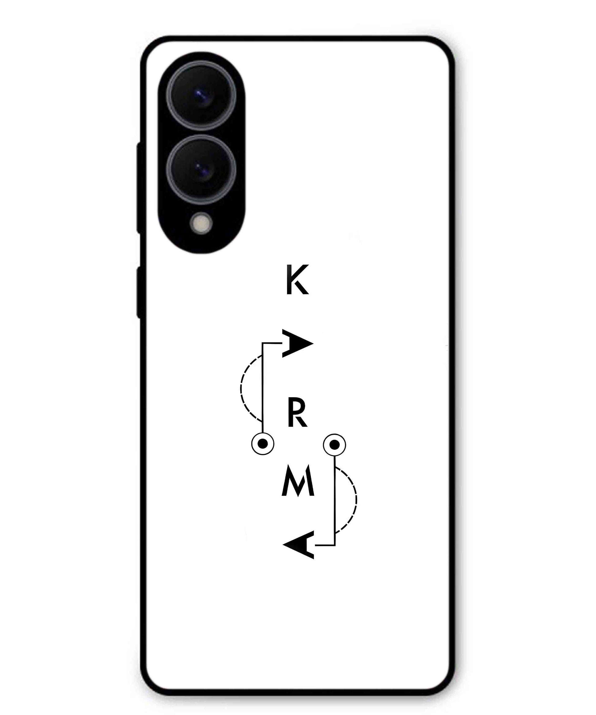 Karma Aesthetic Metal Back Cover Phone Case for Samsung Galaxy S25 Edge