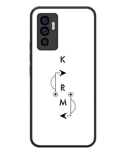 Karma Aesthetic Metal Back Cover Phone Case for Vivo T1