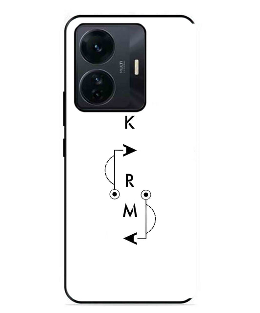Karma Aesthetic Metal Back Cover Phone Case for Vivo T1 Pro
