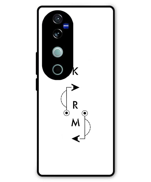 Karma Aesthetic Metal Back Cover Phone Case for Vivo T3 Ultra