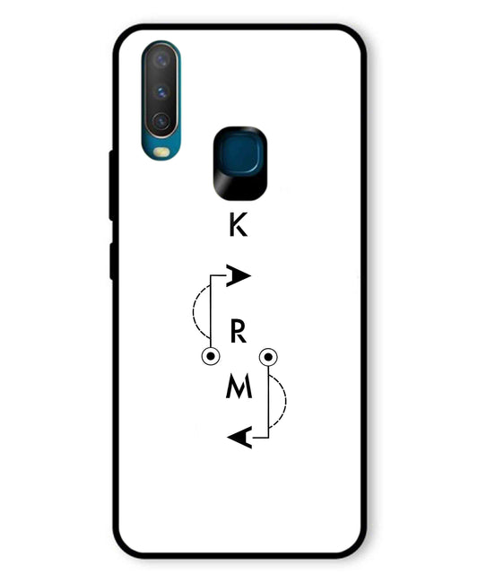 Karma Aesthetic Metal Back Cover Phone Case for Vivo U10