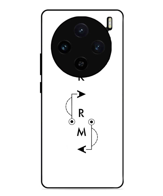 Karma Aesthetic Metal Back Cover Phone Case for Vivo X100 Pro