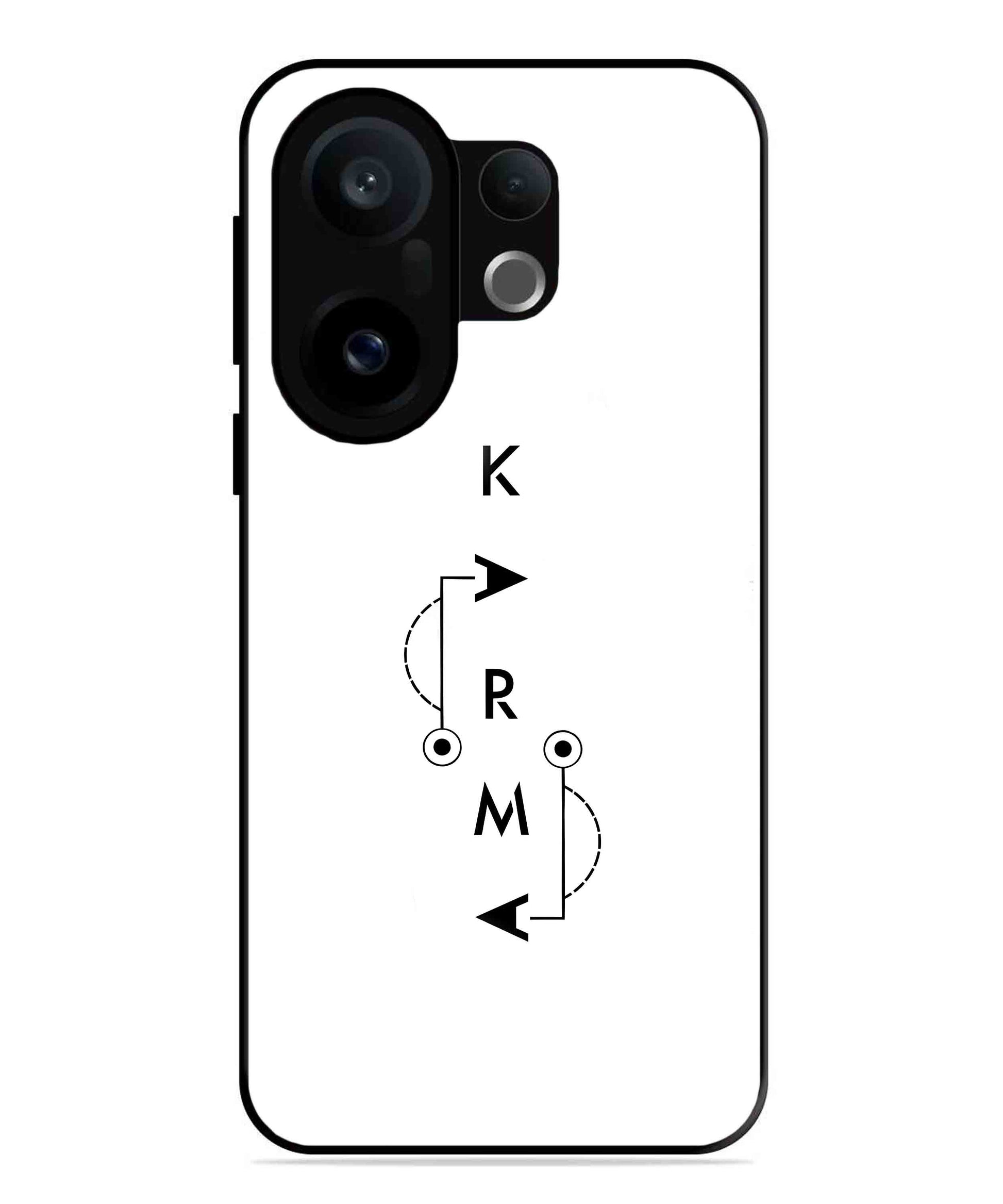 Karma Aesthetic Metal Back Cover Phone Case for Vivo X200 FE