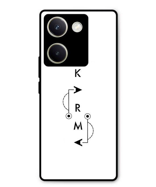 Karma Aesthetic Metal Back Cover Phone Case for Vivo Y200 Pro