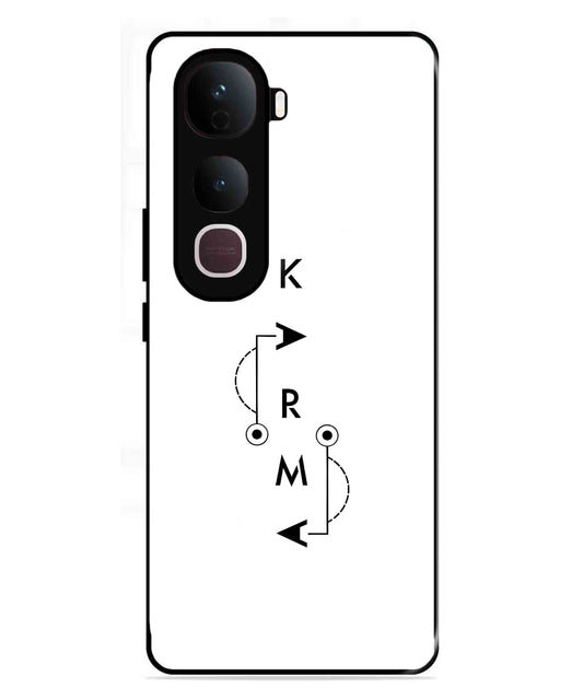 Karma Aesthetic Metal Back Cover Phone Case for Vivo Y400 Pro