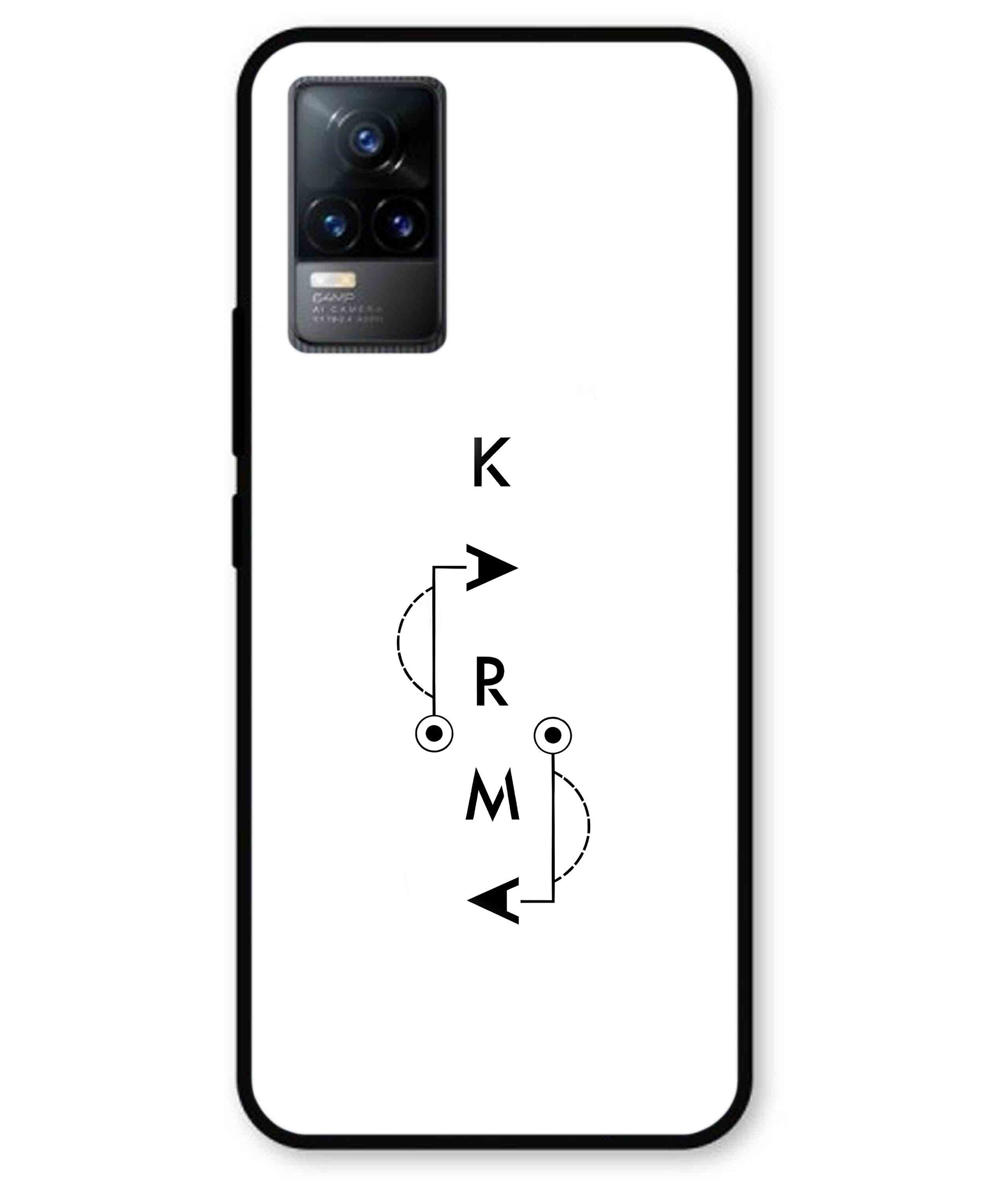 Karma Aesthetic Metal Back Cover Phone Case for Vivo Y73