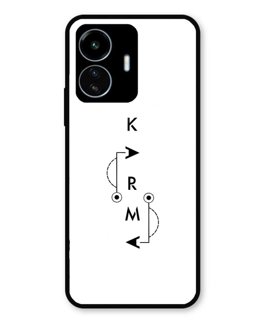 Karma Aesthetic Metal Back Cover Phone Case for Vivo Y77