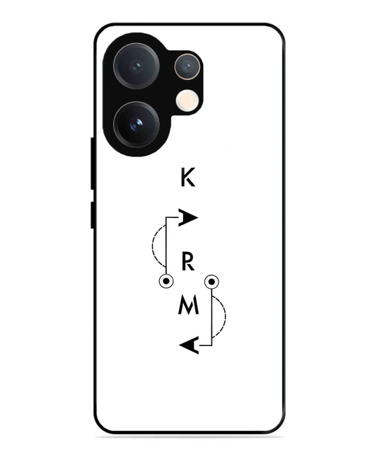 Karma Aesthetic Metal Back Cover Phone Case for Vivo v60