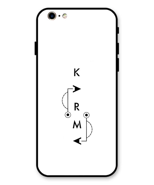 Karma Aesthetic Metal Back Cover Phone Case for iPhone 11