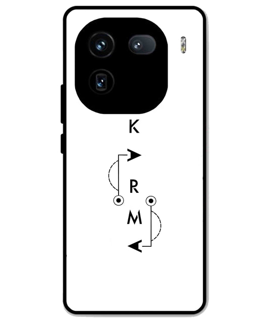Karma Aesthetic Metal Back Cover Phone Case for iQOO 12