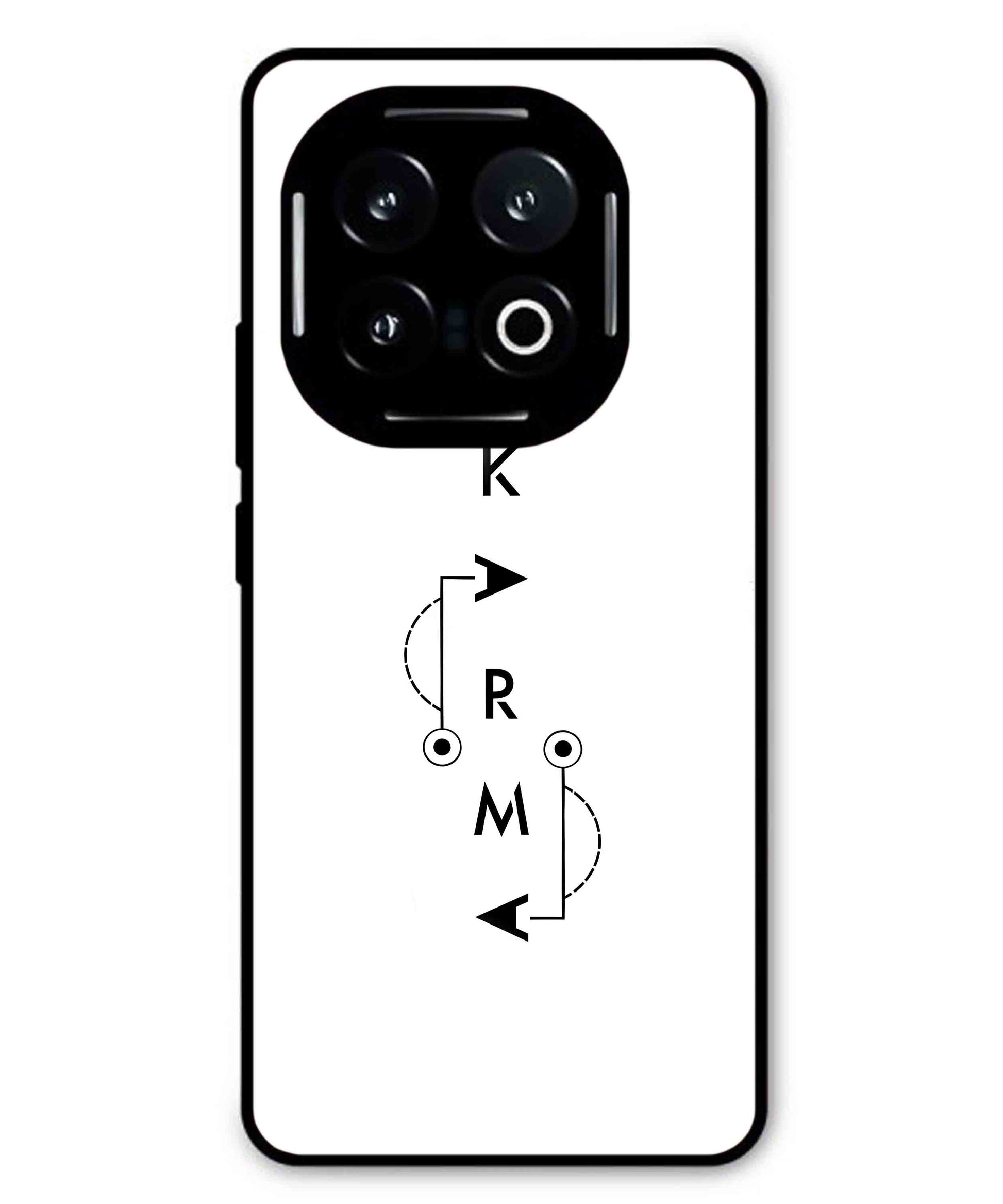 Karma Aesthetic Metal Back Cover Phone Case for iQOO 13