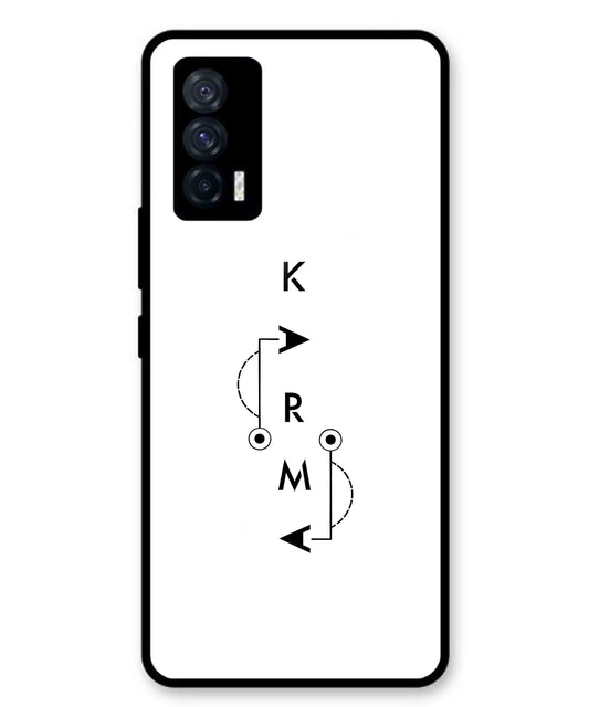 Karma Aesthetic Metal Back Cover Phone Case for iQOO 7