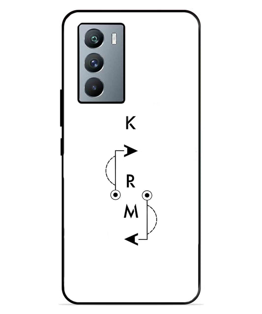 Karma Aesthetic Metal Back Cover Phone Case for iQOO 9 SE