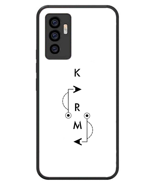 Karma Aesthetic Metal Back Cover Phone Case for iQOO Z6
