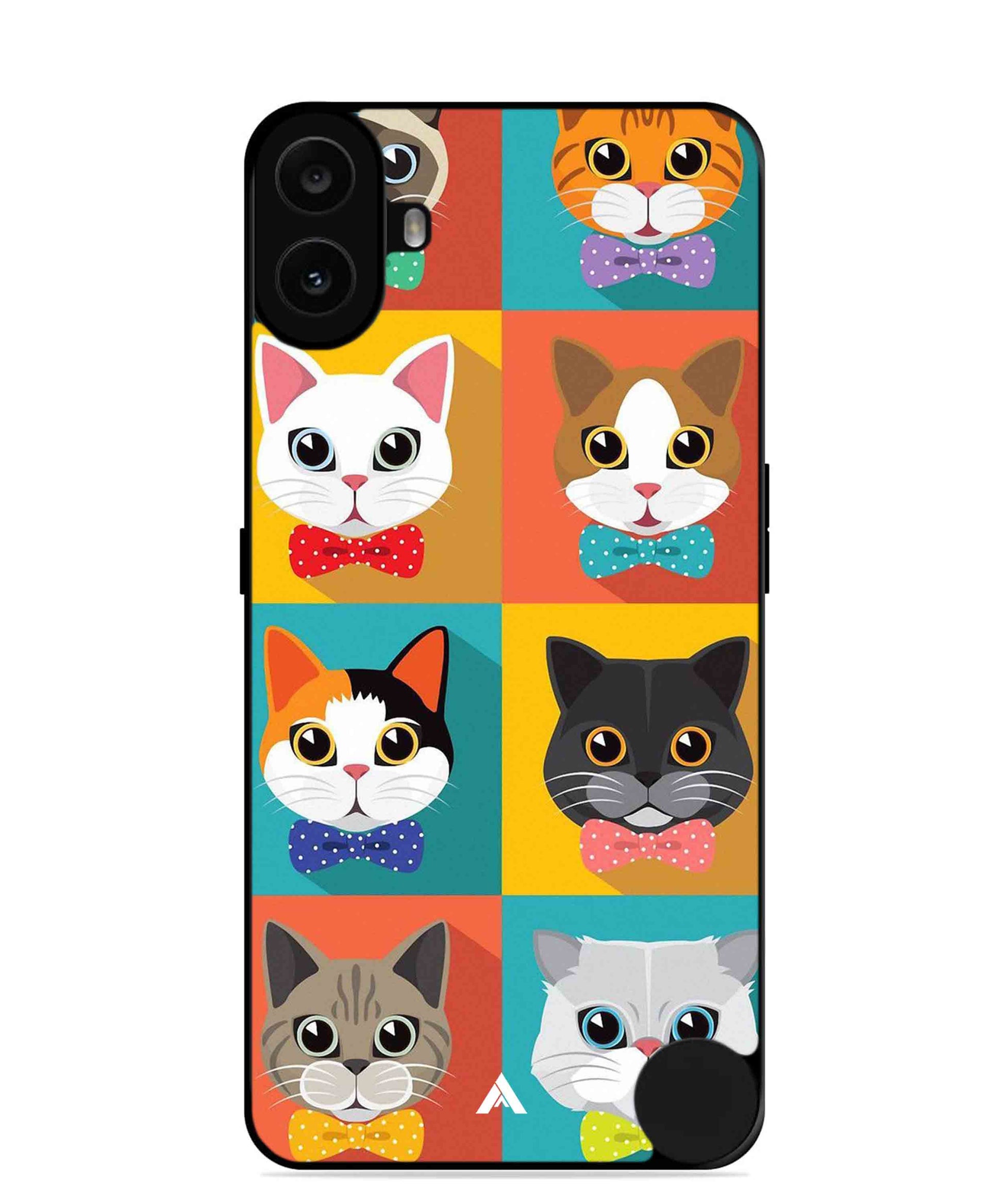 Kitties Metal Back Cover Phone Case for Nothing CMF Phone 1