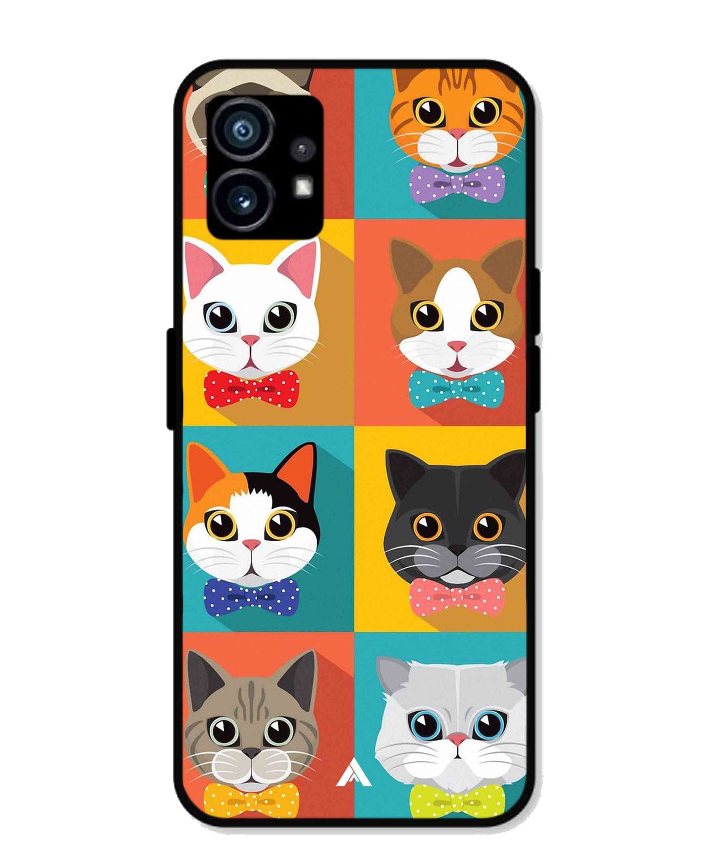 Kitties Metal Back Cover Phone Case for Nothing Phone 1