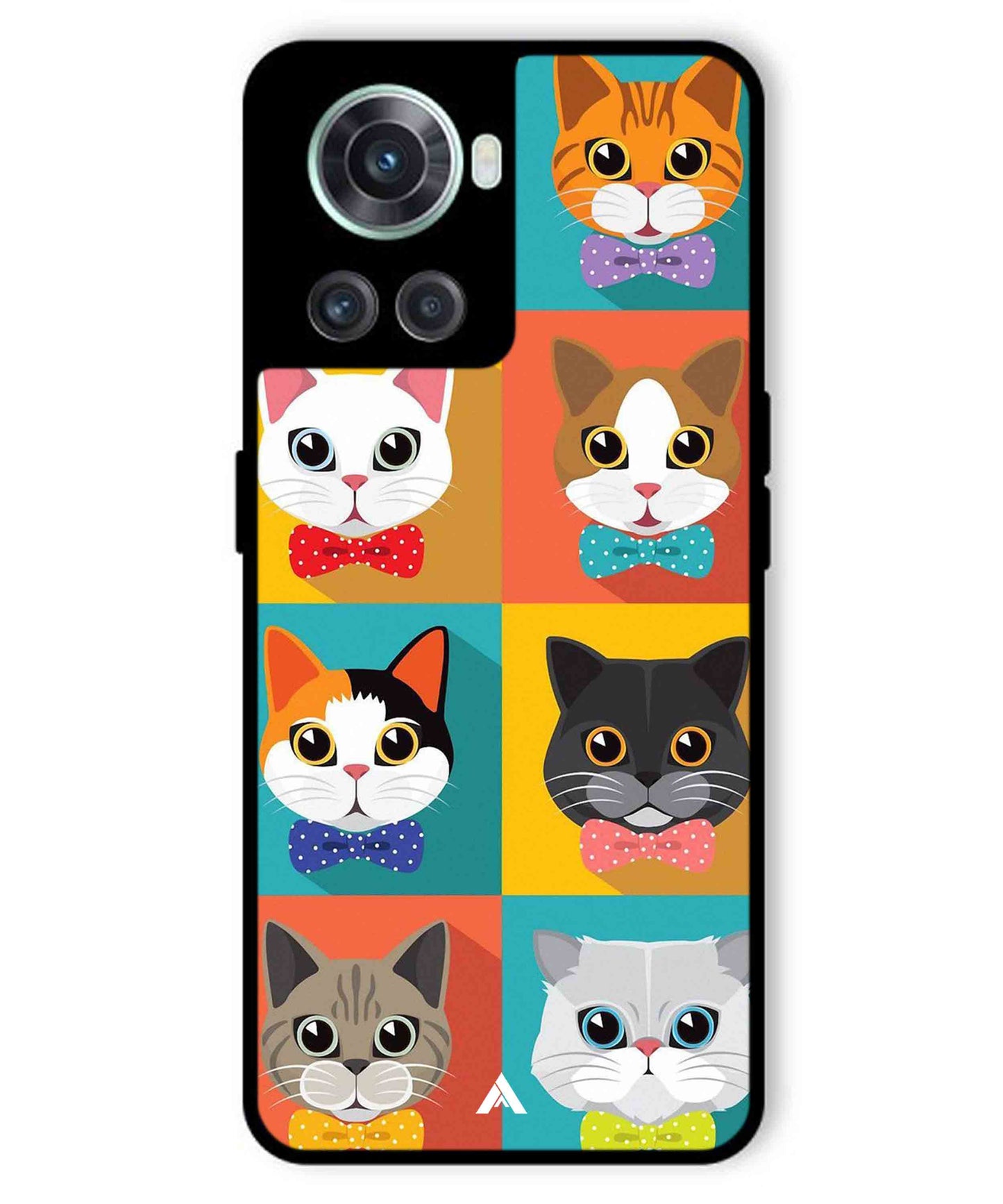 Kitties Metal Back Cover Phone Case for Oneplus 10R