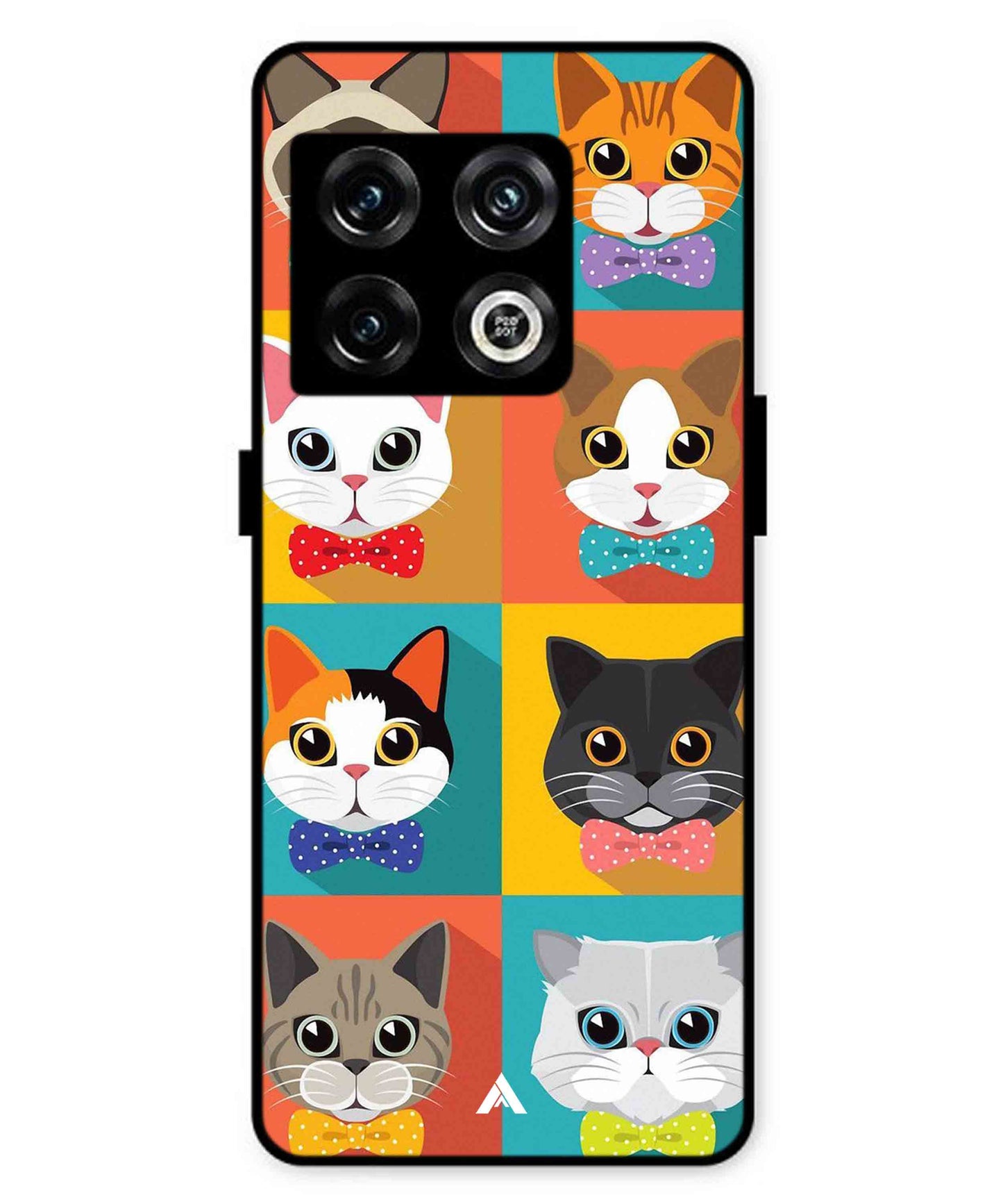 Kitties Metal Back Cover Phone Case for Oneplus 10 Pro
