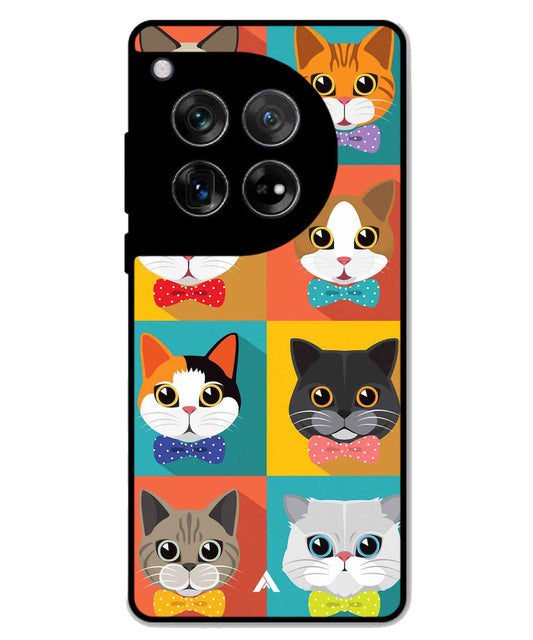 Kitties Metal Back Cover Phone Case for Oneplus 11R