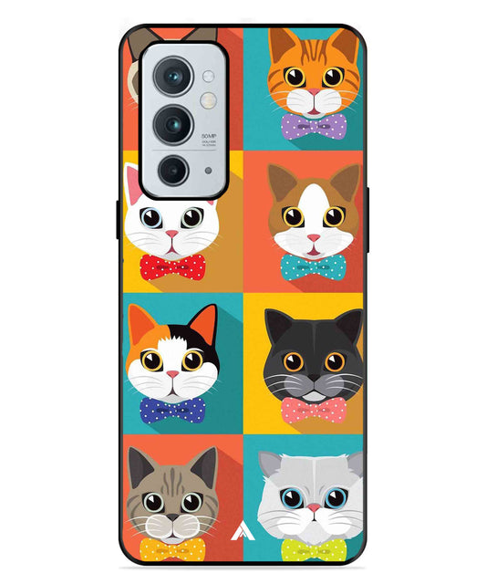 Kitties Metal Back Cover Phone Case for Oneplus 9RT
