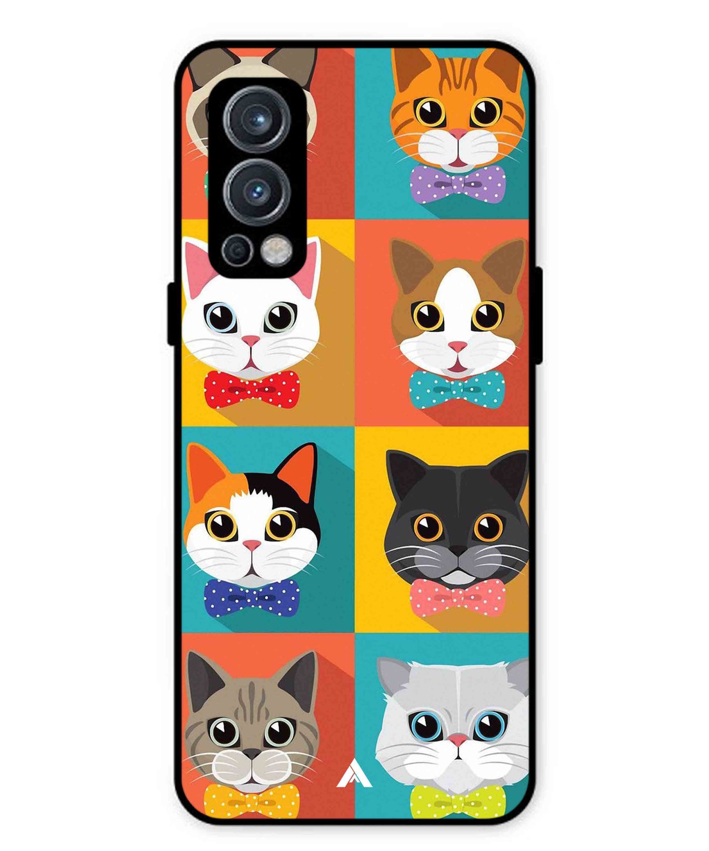 Kitties Metal Back Cover Phone Case for Oneplus Nord 2
