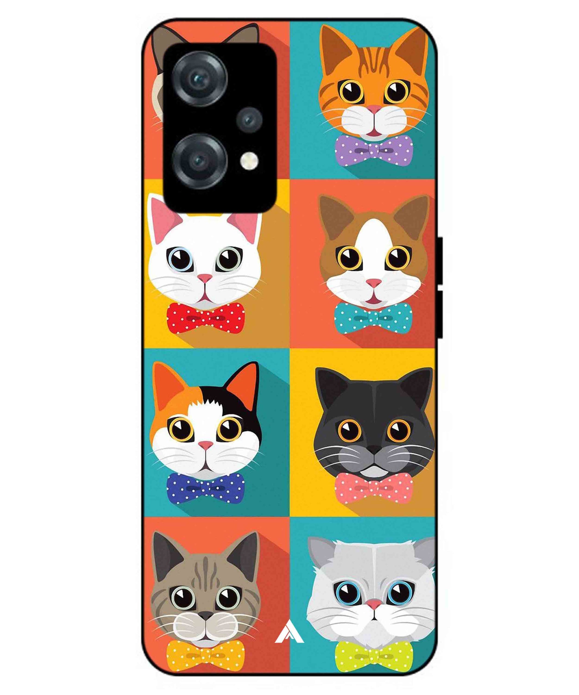 Kitties Metal Back Cover Phone Case for Oneplus Nord CE 2 Lite