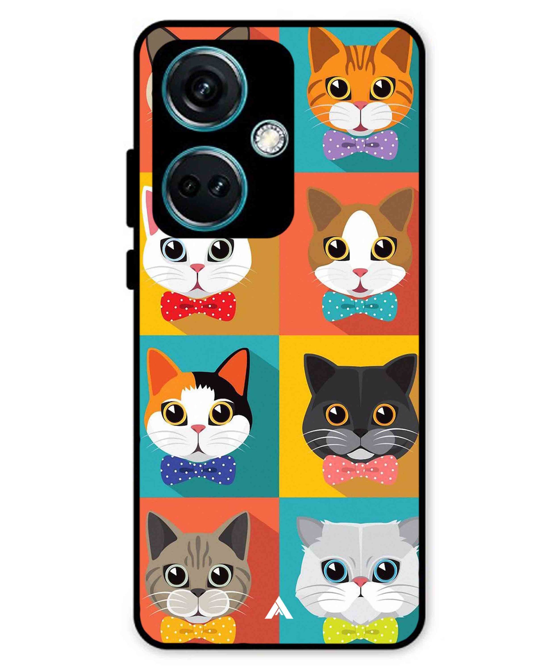 Kitties Metal Back Cover Phone Case for Oneplus Nord CE 3