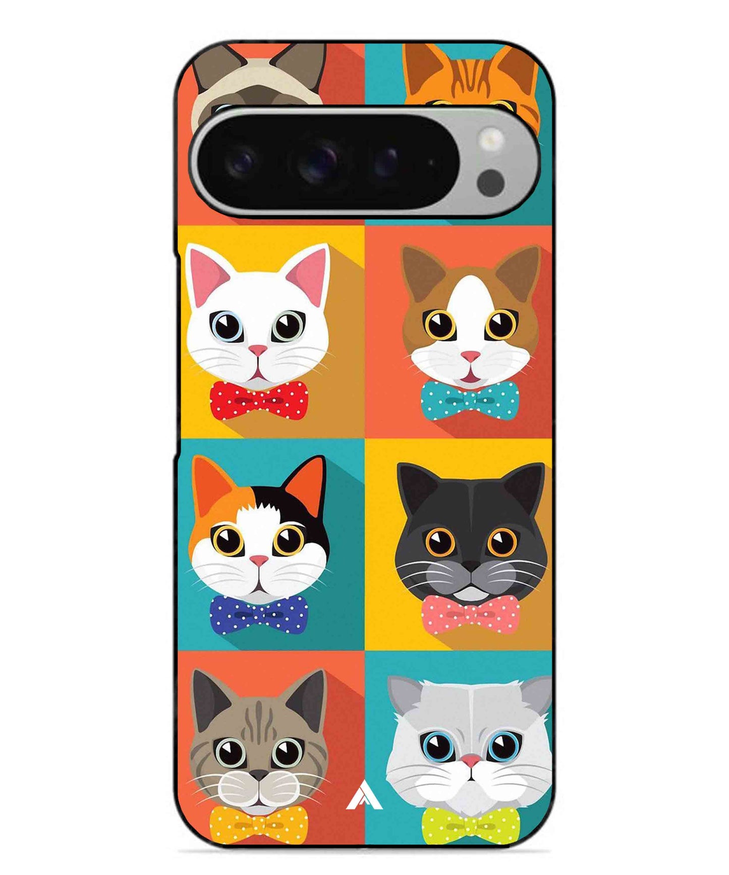 Kitties Metal Back Cover Phone Case for Pixel 9 Pro