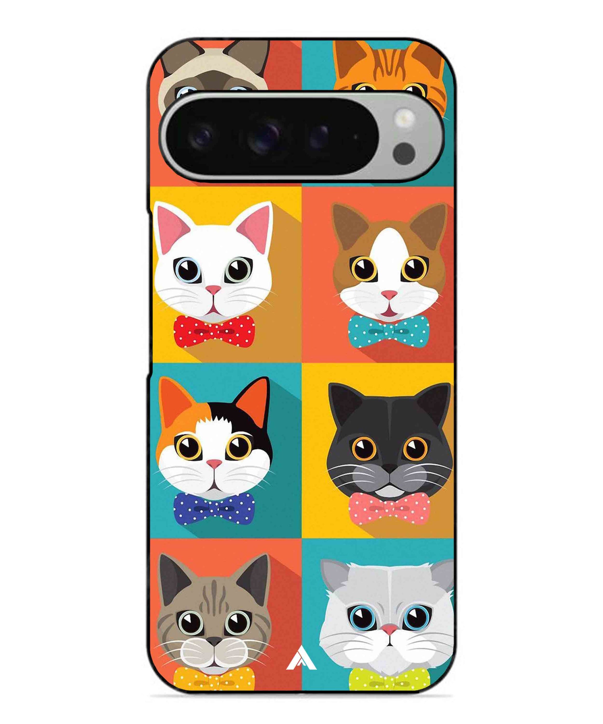 Kitties Metal Back Cover Phone Case for Pixel 9 Pro XL