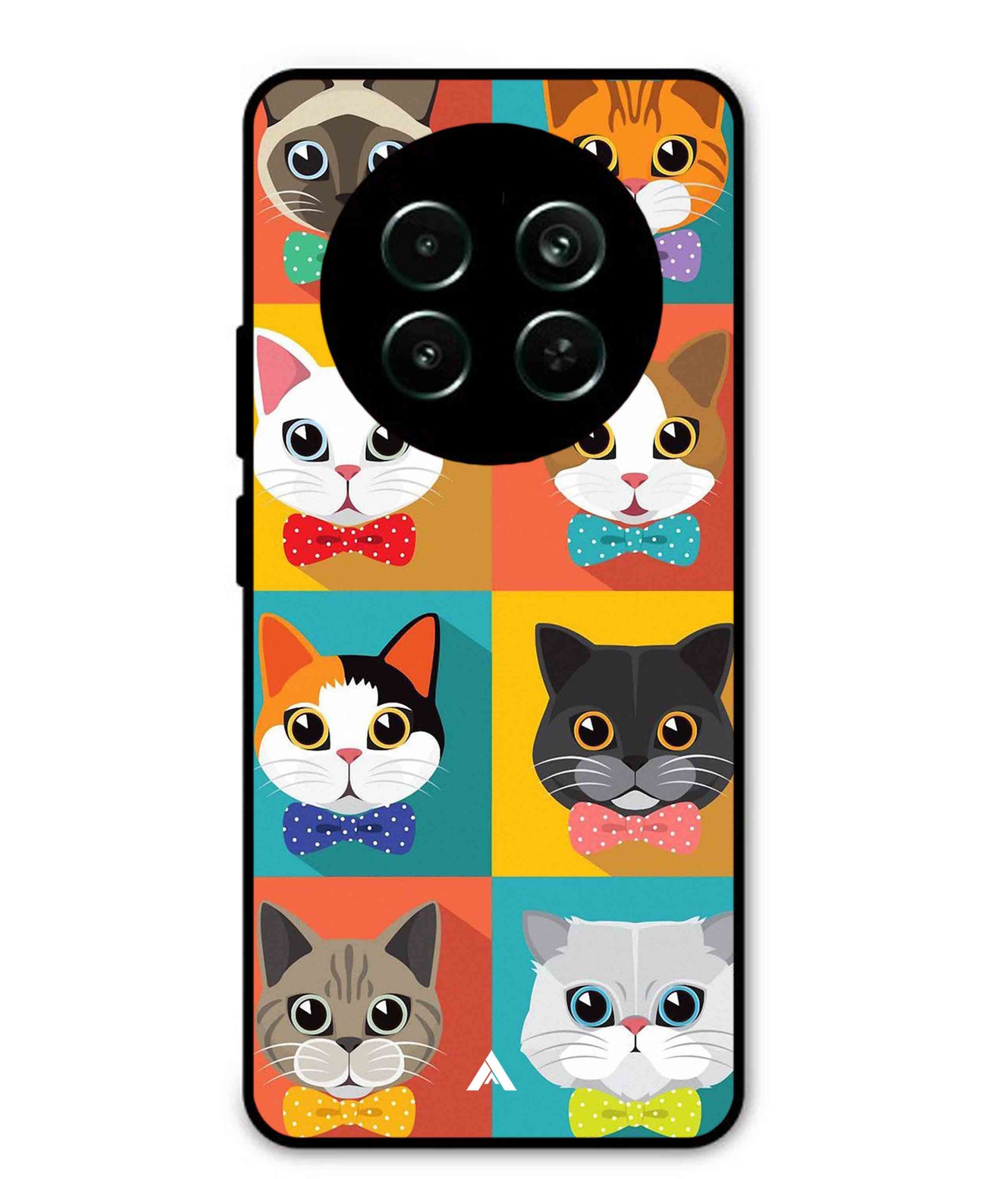 Kitties Metal Back Cover Phone Case for Realme 12x
