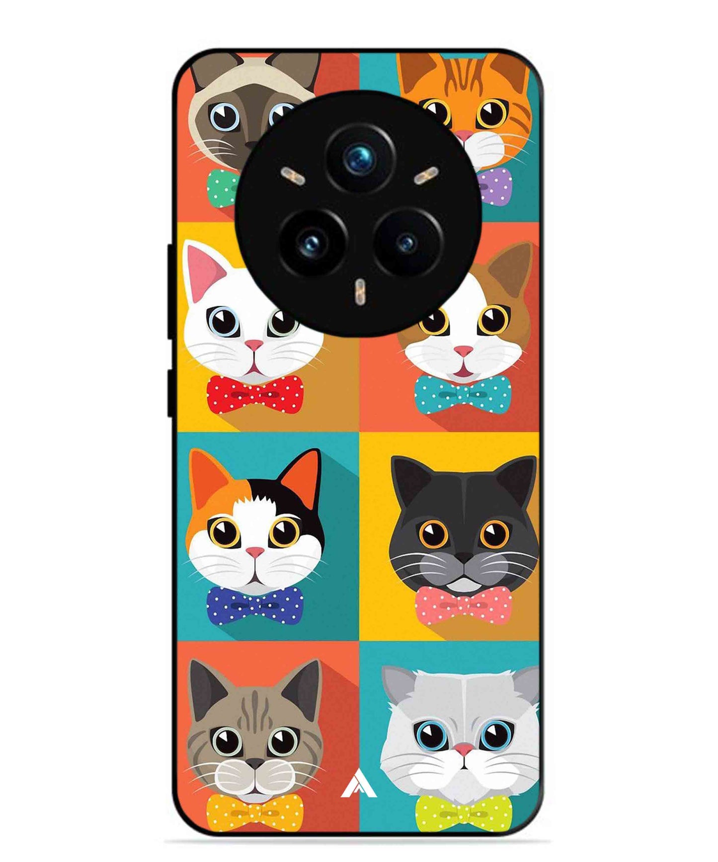 Kitties Metal Back Cover Phone Case for Realme 14 Pro