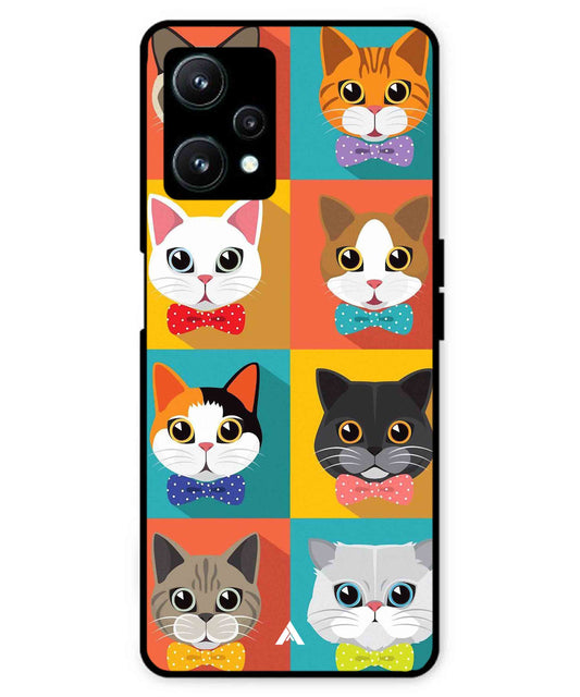 Kitties Metal Back Cover Phone Case for Realme 9 SE