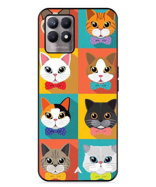 Kitties Metal Back Cover Phone Case for Realme Narzo 50