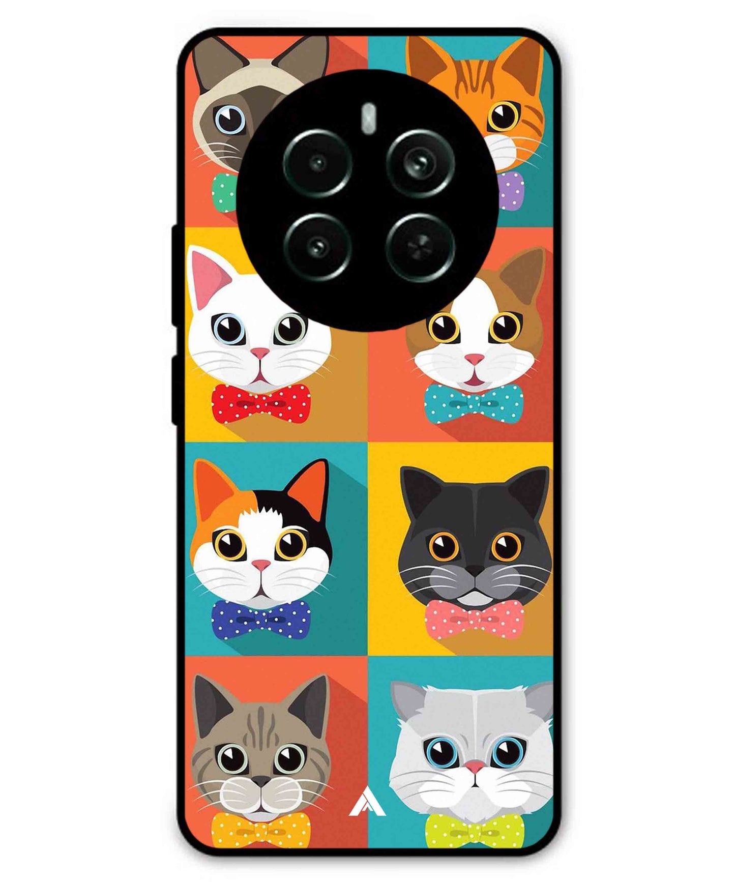 Kitties Metal Back Cover Phone Case for Realme P1