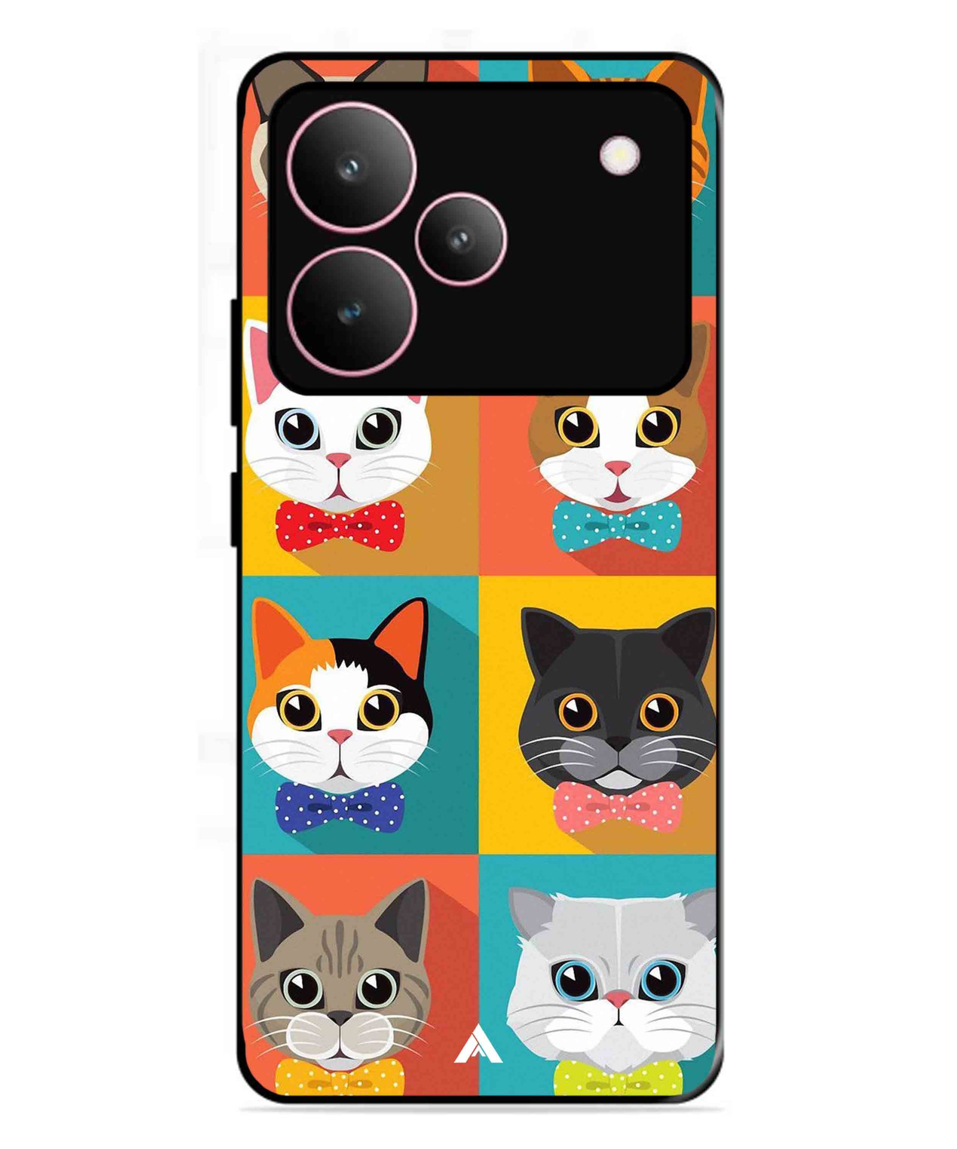 Kitties Metal Back Cover Phone Case for Realme P4