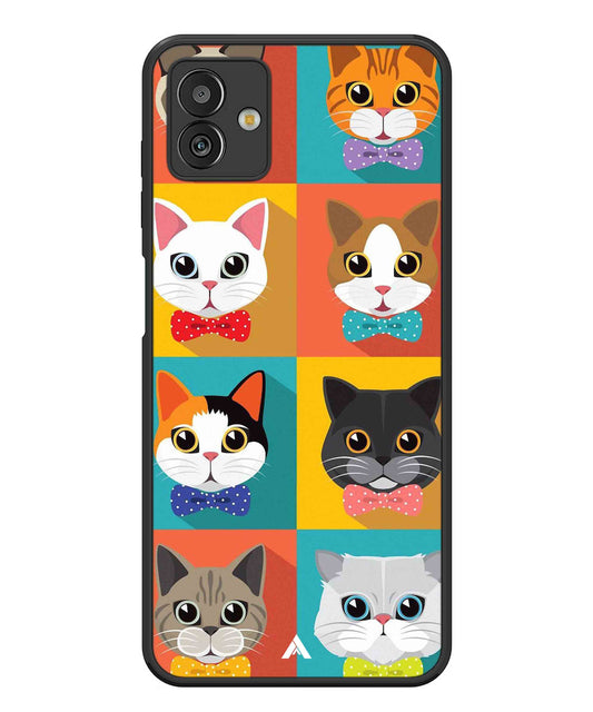 Kitties Metal Back Cover Phone Case for Samsugn Galaxy M13 5G