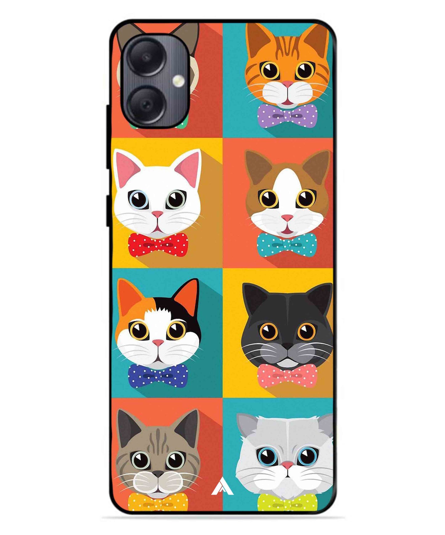 Kitties Metal Back Cover Phone Case for Samsung Galaxy A05