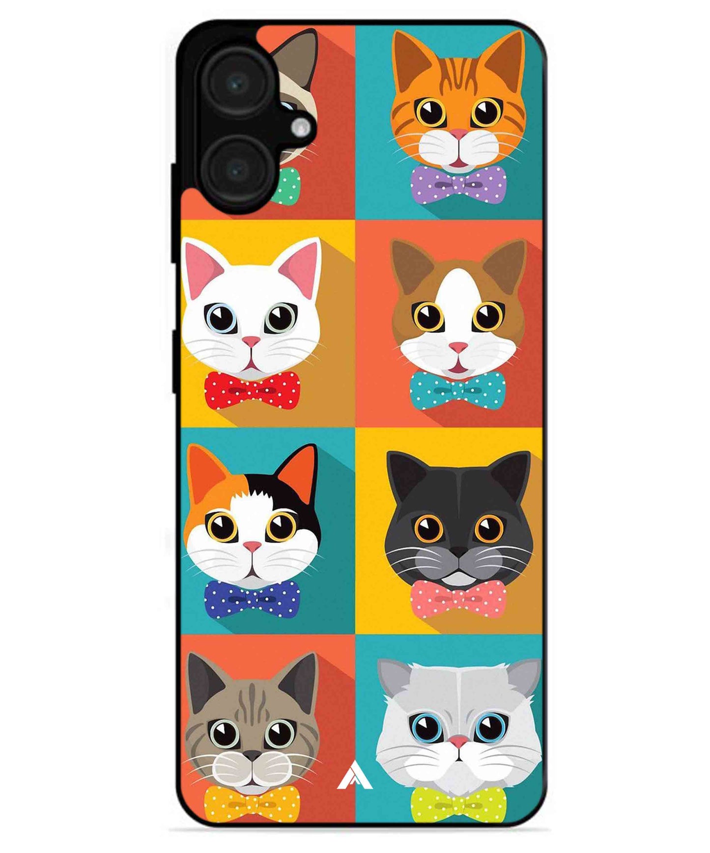 Kitties Metal Back Cover Phone Case for Samsung Galaxy A06