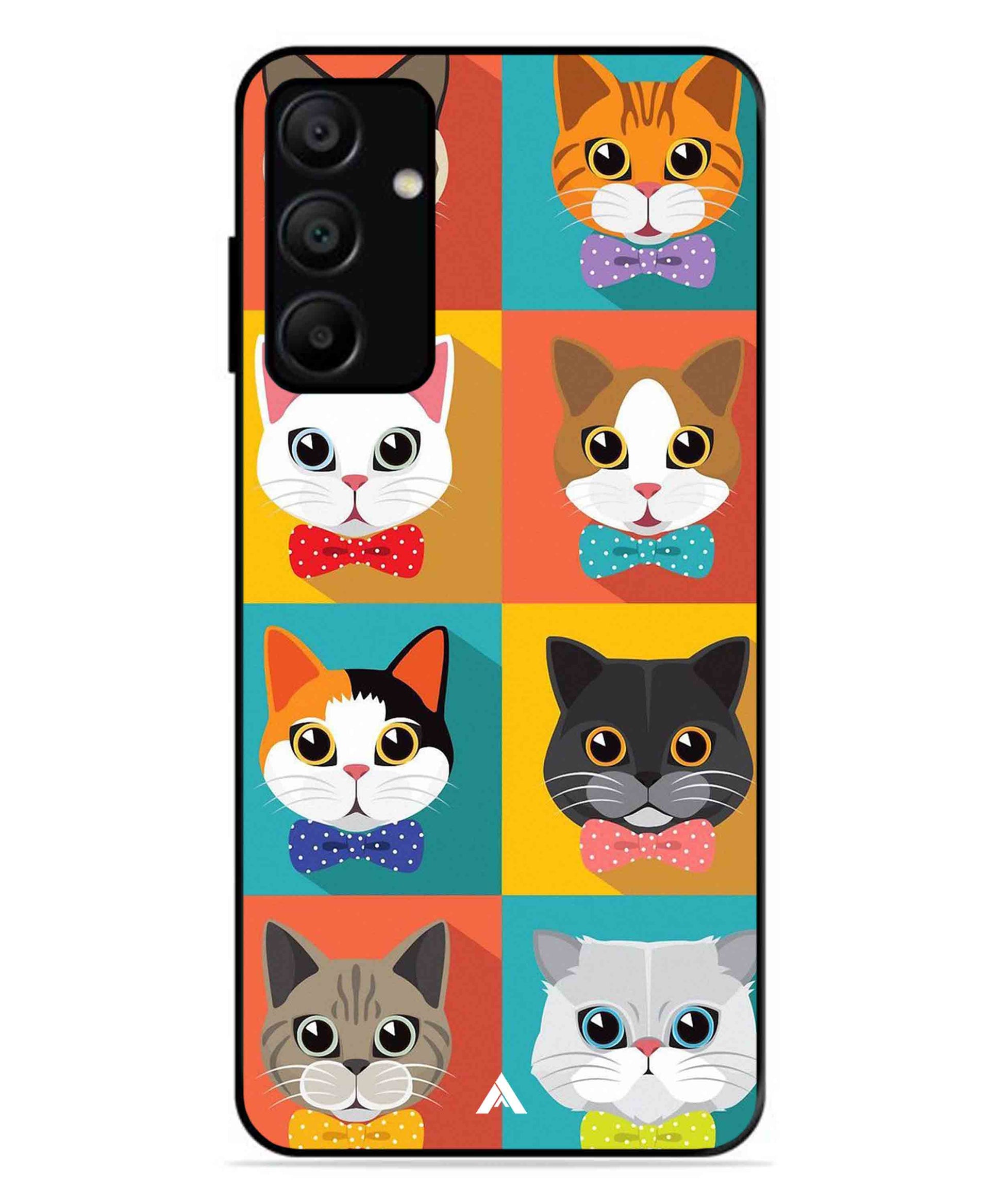 Kitties Metal Back Cover Phone Case for Samsung Galaxy A15 5G