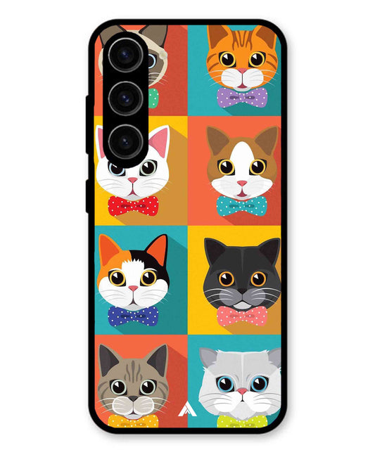Kitties Metal Back Cover Phone Case for Samsung Galaxy A36