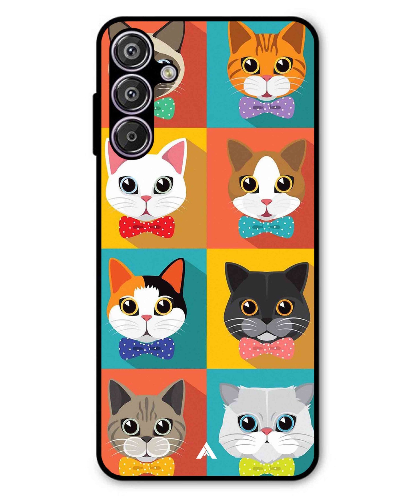 Kitties Metal Back Cover Phone Case for Samsung Galaxy F15