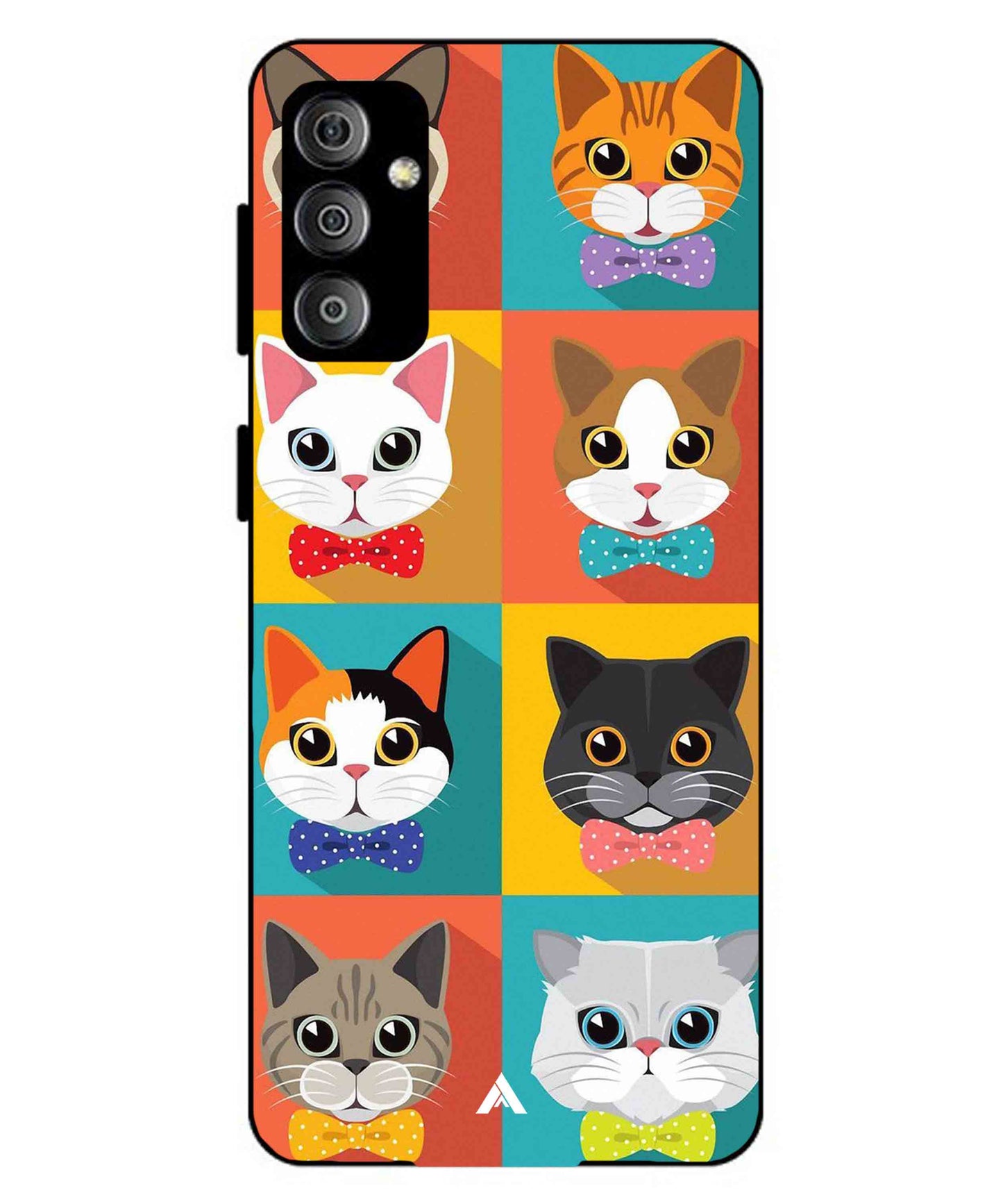 Kitties Metal Back Cover Phone Case for Samsung Galaxy F23