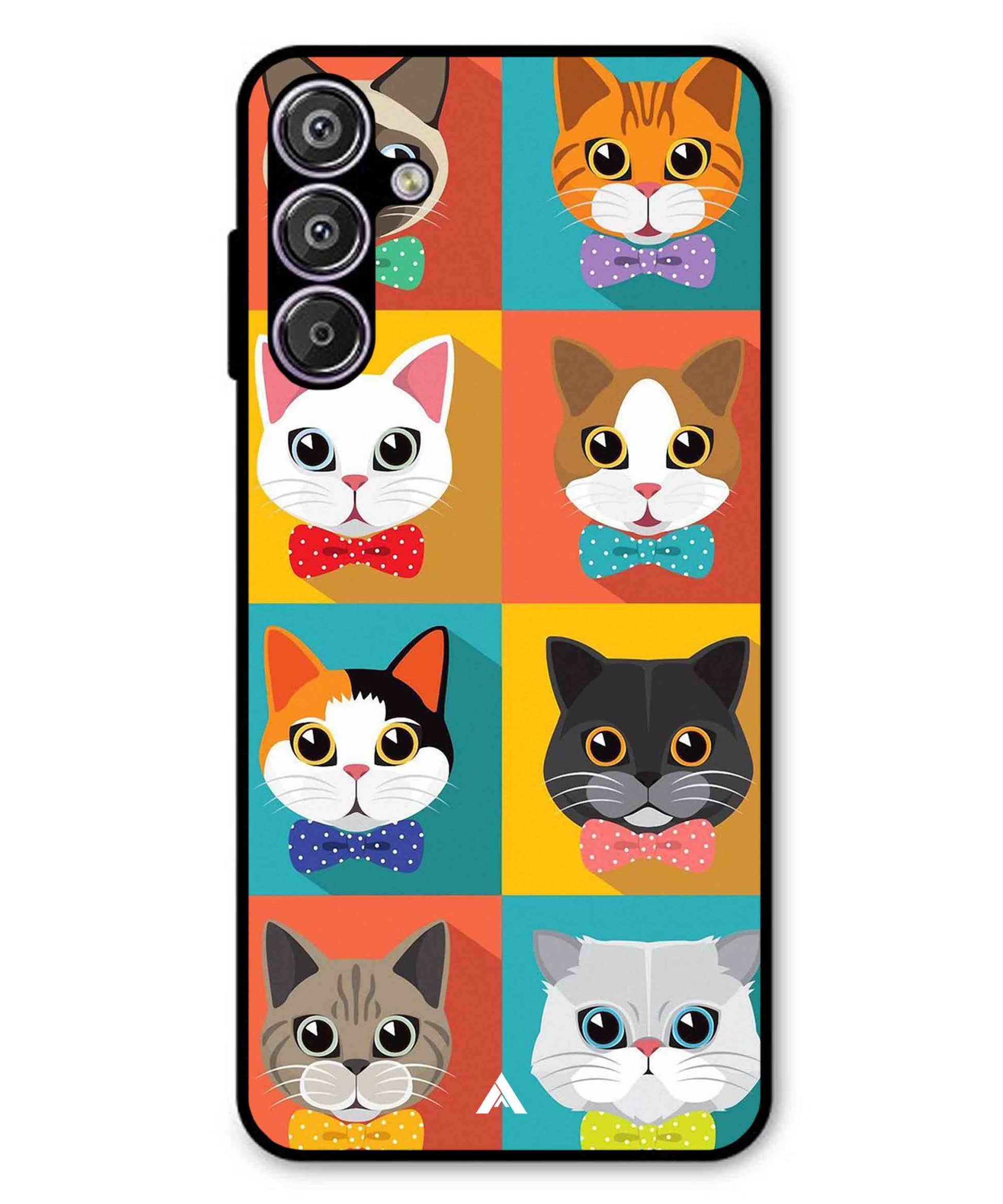 Kitties Metal Back Cover Phone Case for Samsung Galaxy M15