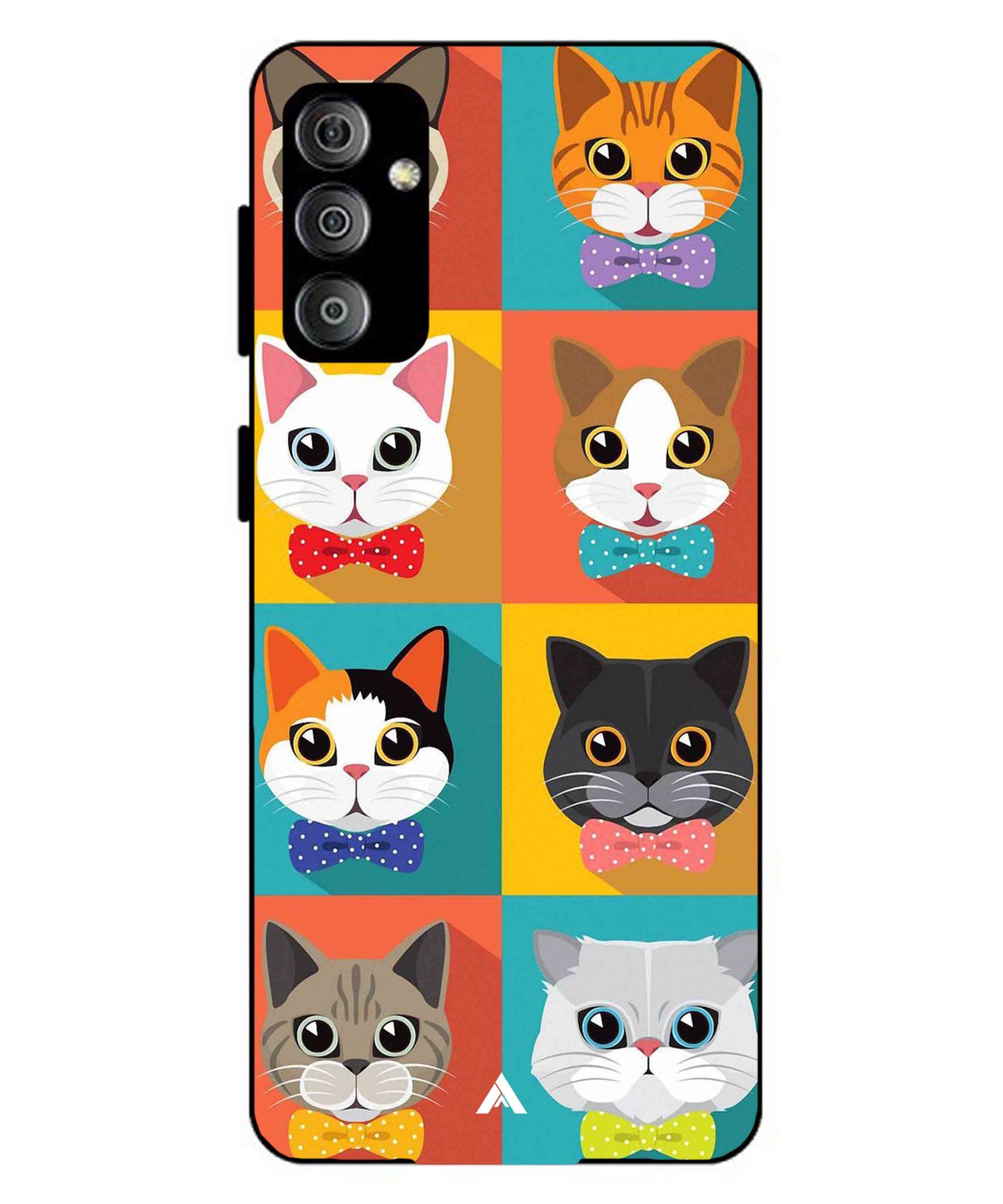 Kitties Metal Back Cover Phone Case for Samsung Galaxy M23