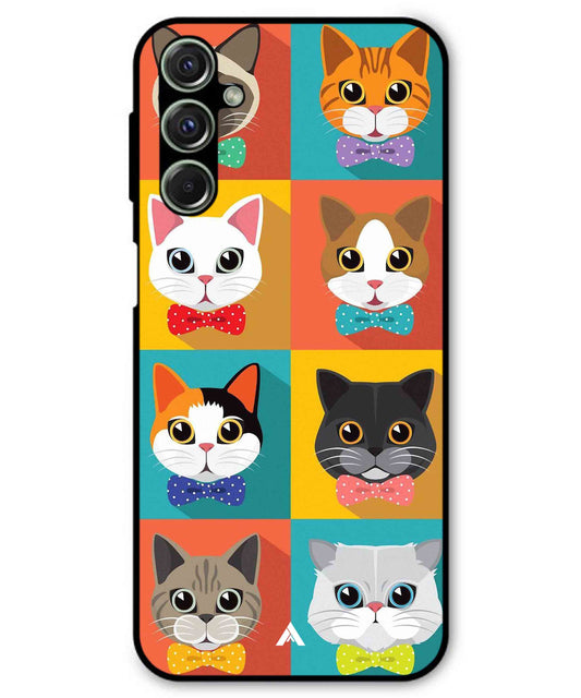 Kitties Metal Back Cover Phone Case for Samsung Galaxy M34