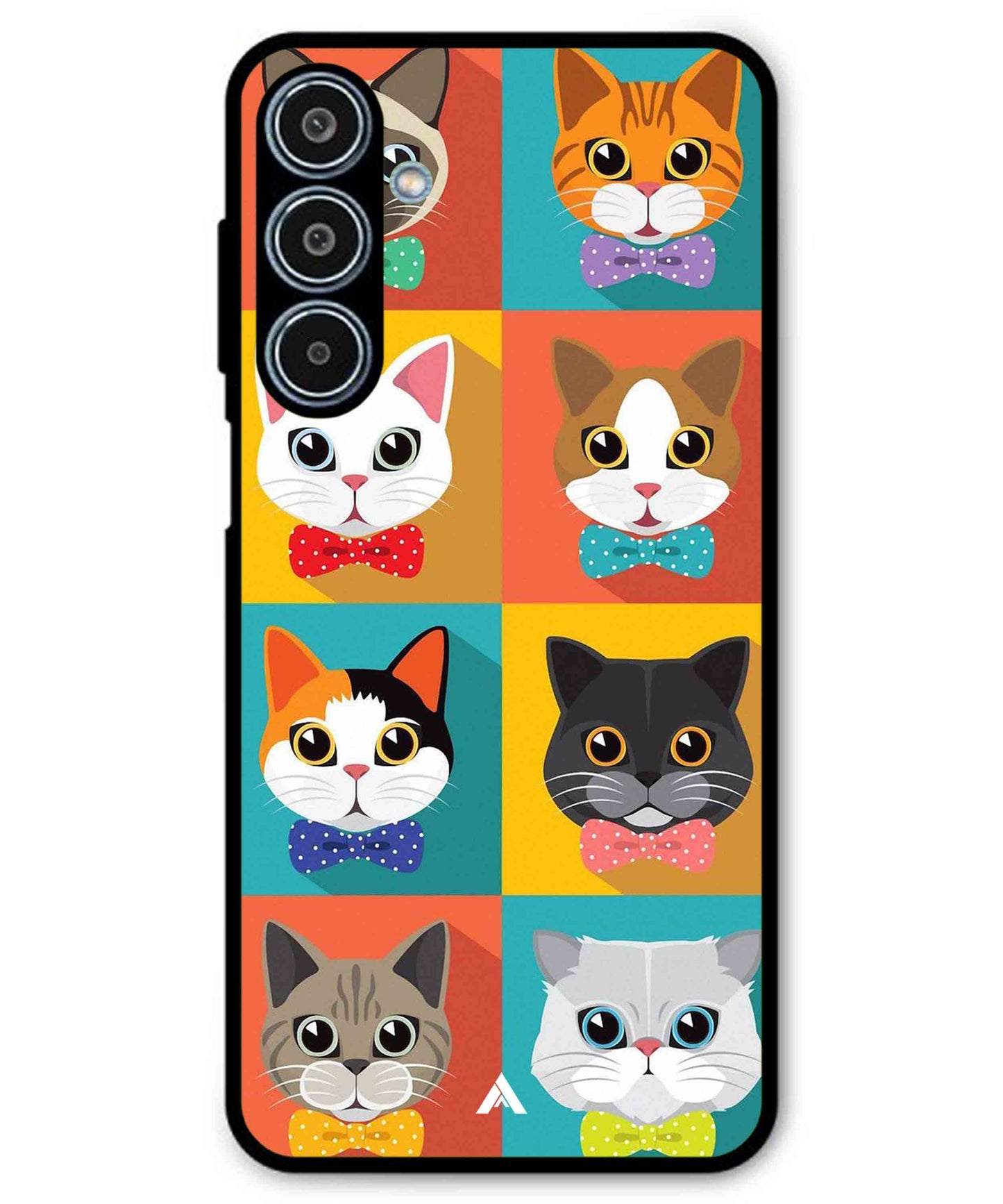Kitties Metal Back Cover Phone Case for Samsung Galaxy M35