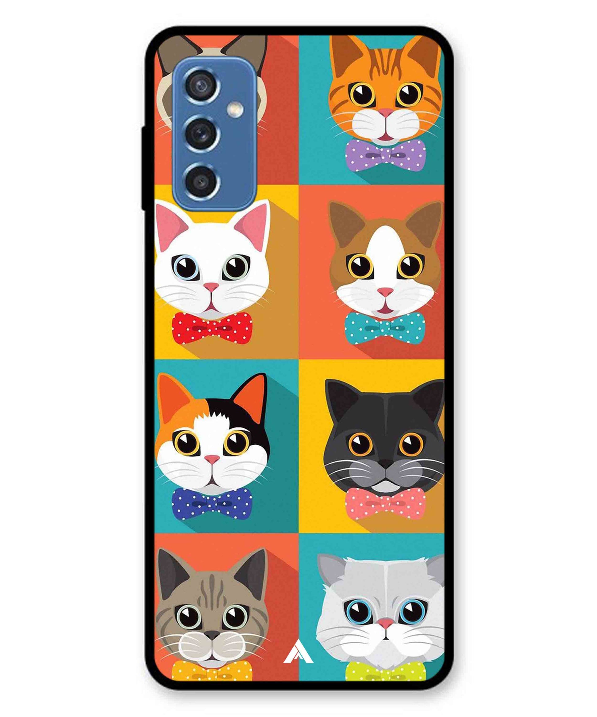 Kitties Metal Back Cover Phone Case for Samsung Galaxy M52