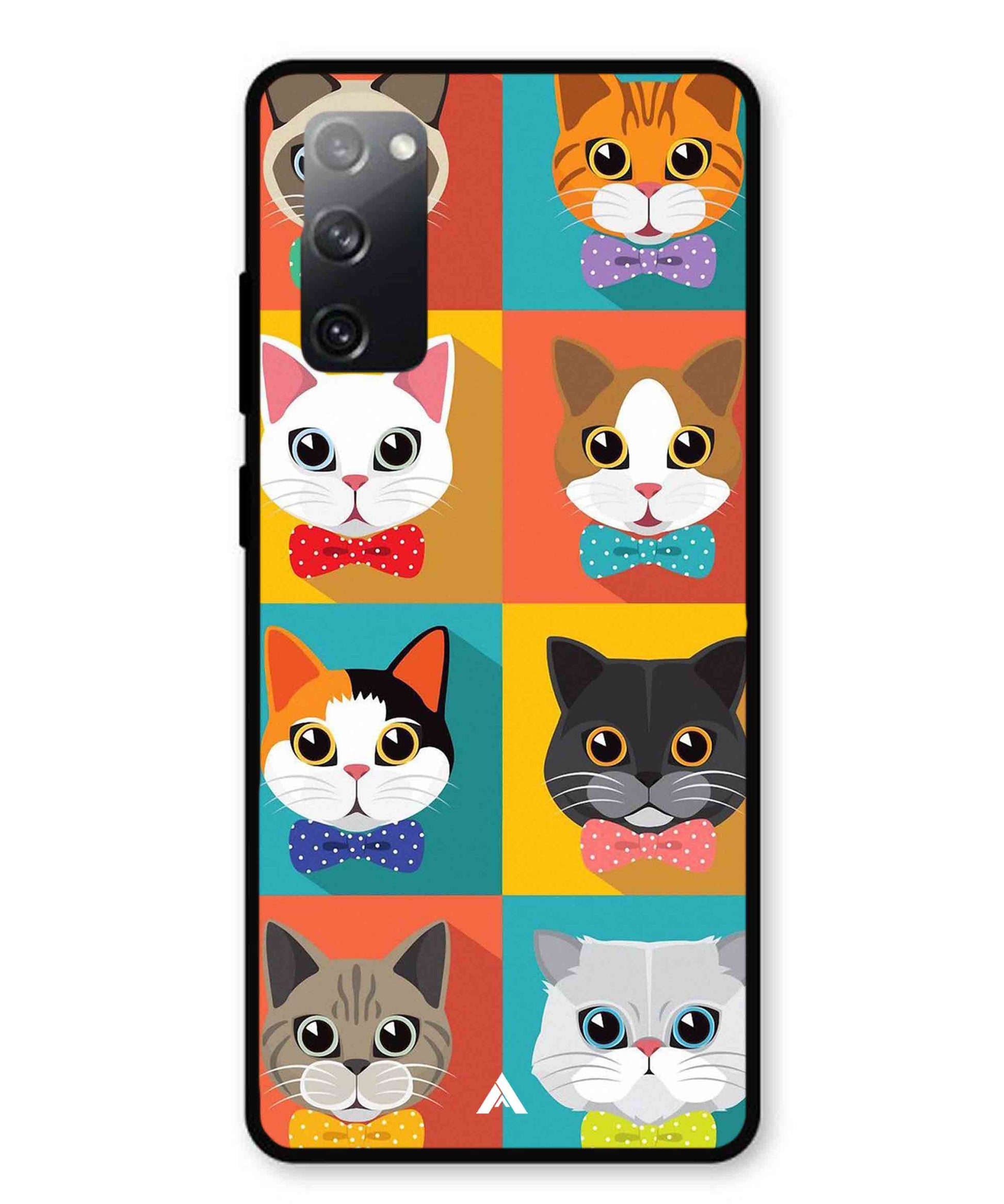 Kitties Metal Back Cover Phone Case for Samsung Galaxy S20 Fe