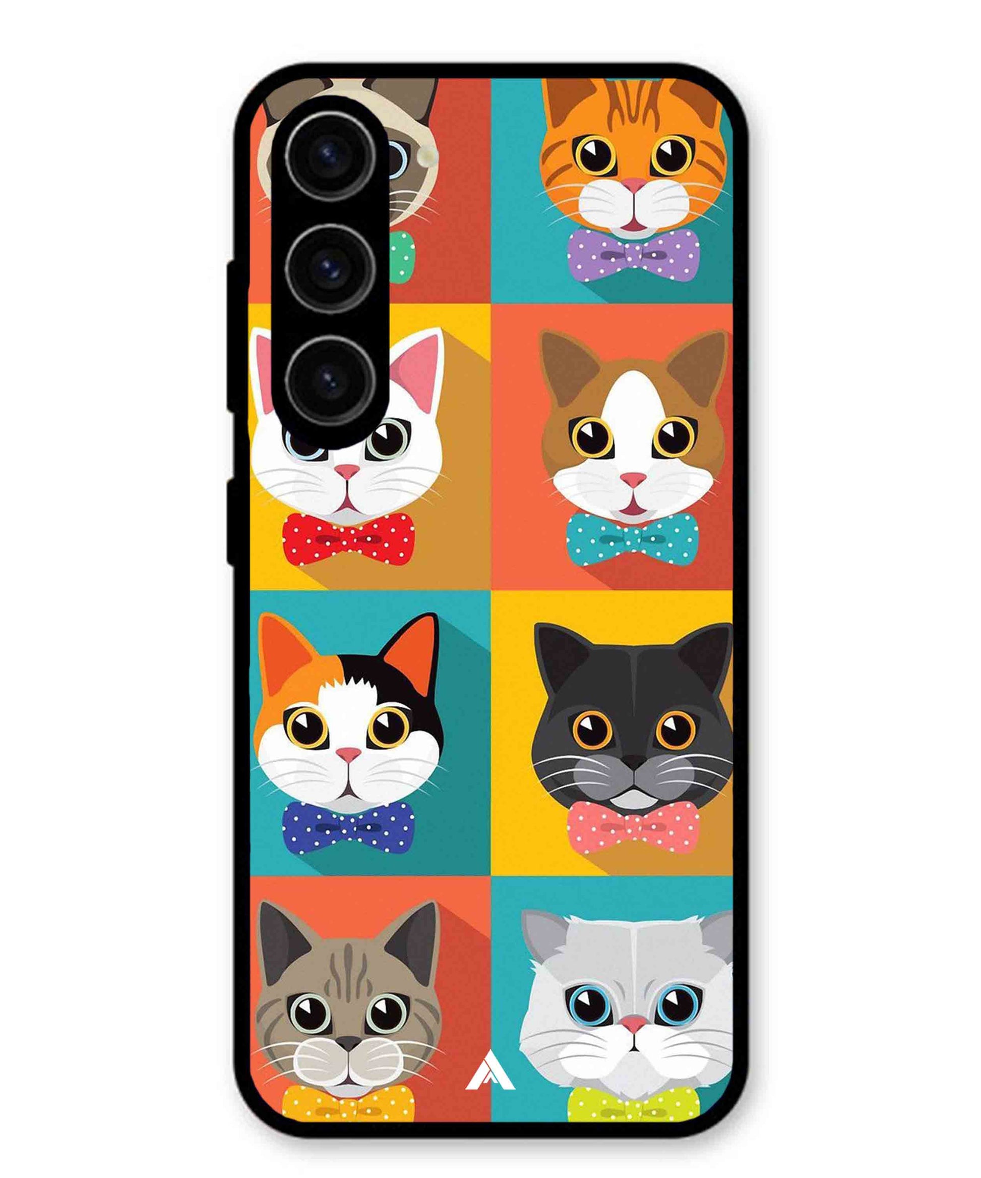 Kitties Metal Back Cover Phone Case for Samsung Galaxy S23