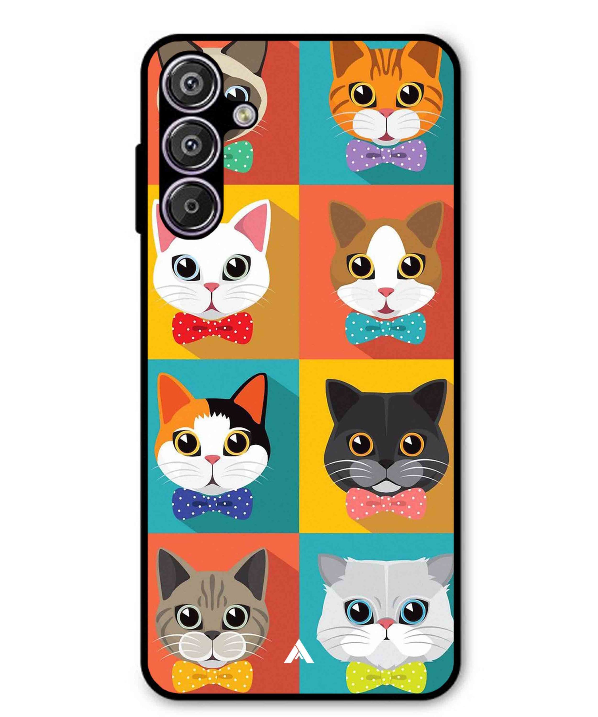 Kitties Metal Back Cover Phone Case for Samsung Galaxy S25 Plus
